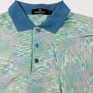 Bugatchi Uomo Abstract Mercerized Cotton Polo XL